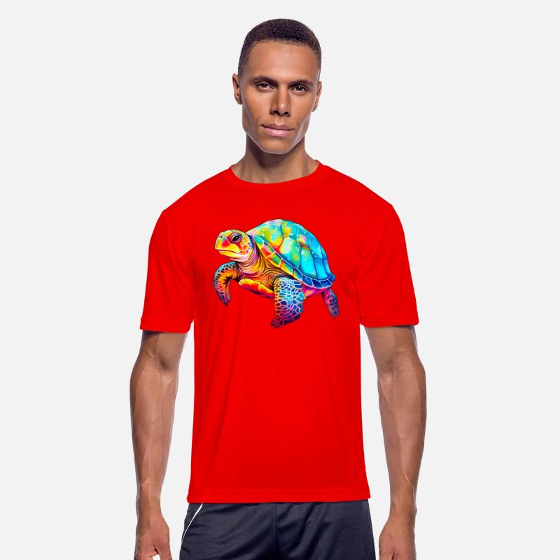 Turtle-Inspired Psychedelic Shell Shock Sea Turtle
