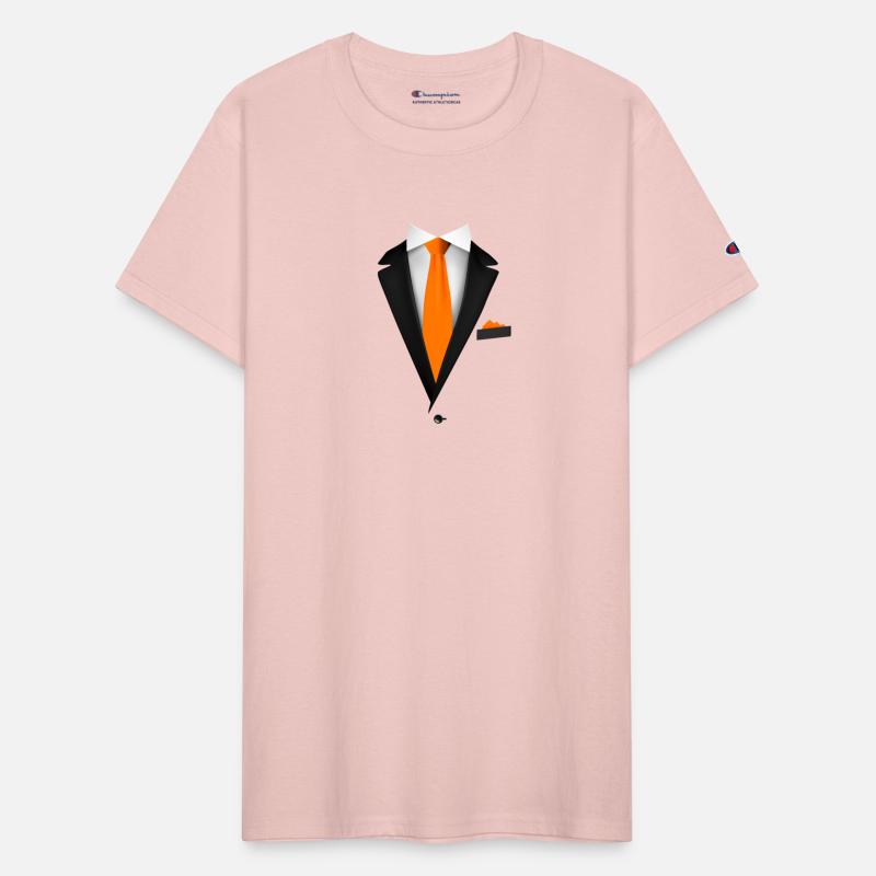 Tuxedo with a Orange Tie For Weddings And Special