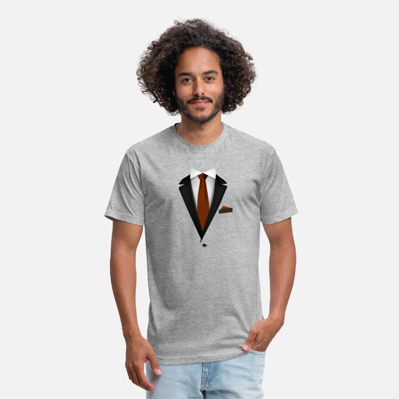 Tuxedo with a OrangeTie For Weddings And Special