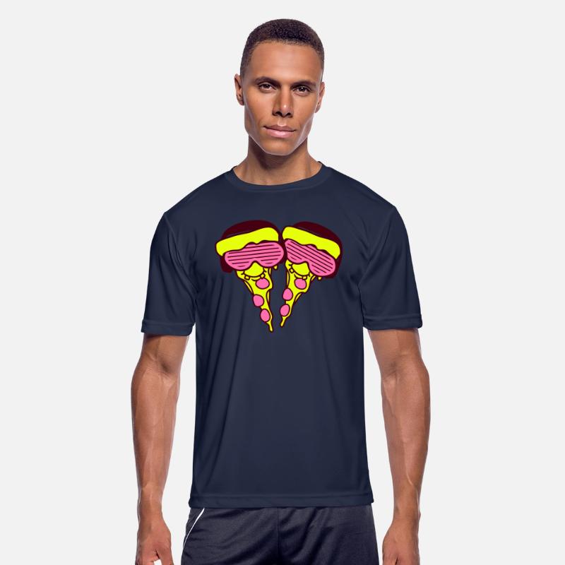 Two DJ Salami Pizza Slices Fast Food 2 Music Party
