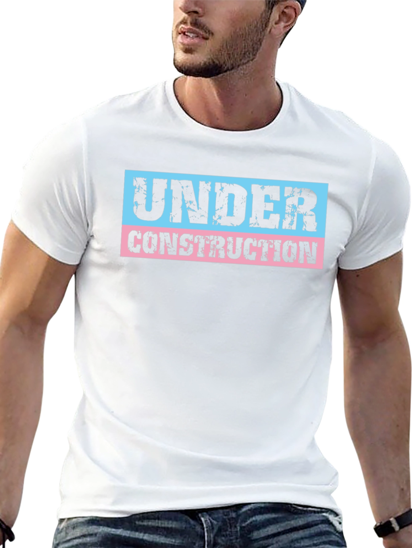 Under Construction Transgender Pride T-Shirt