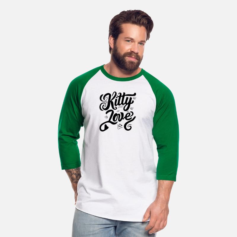 typography T shirt design Kitty Love