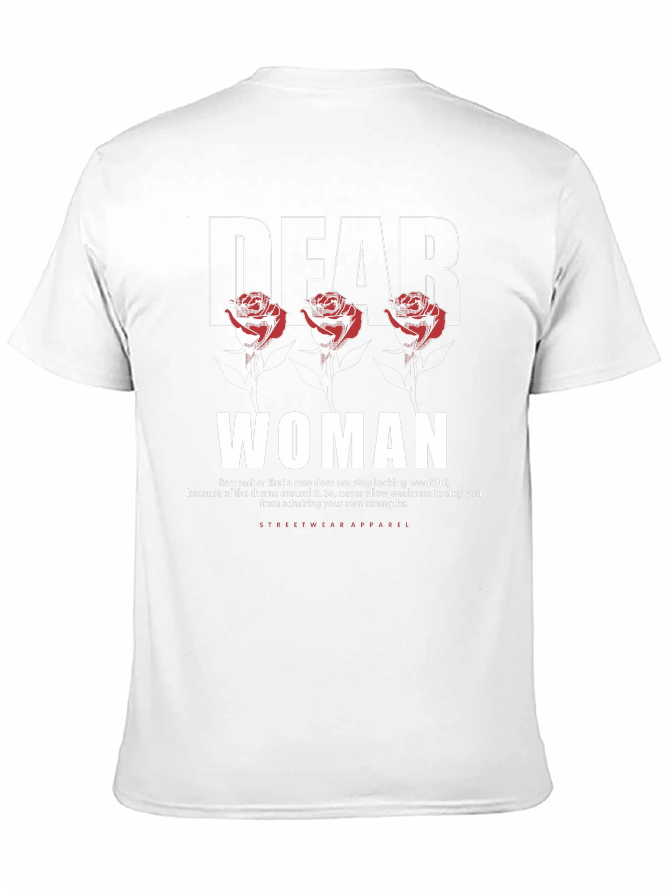 Dear Woman Rose Graphic T-Shirt