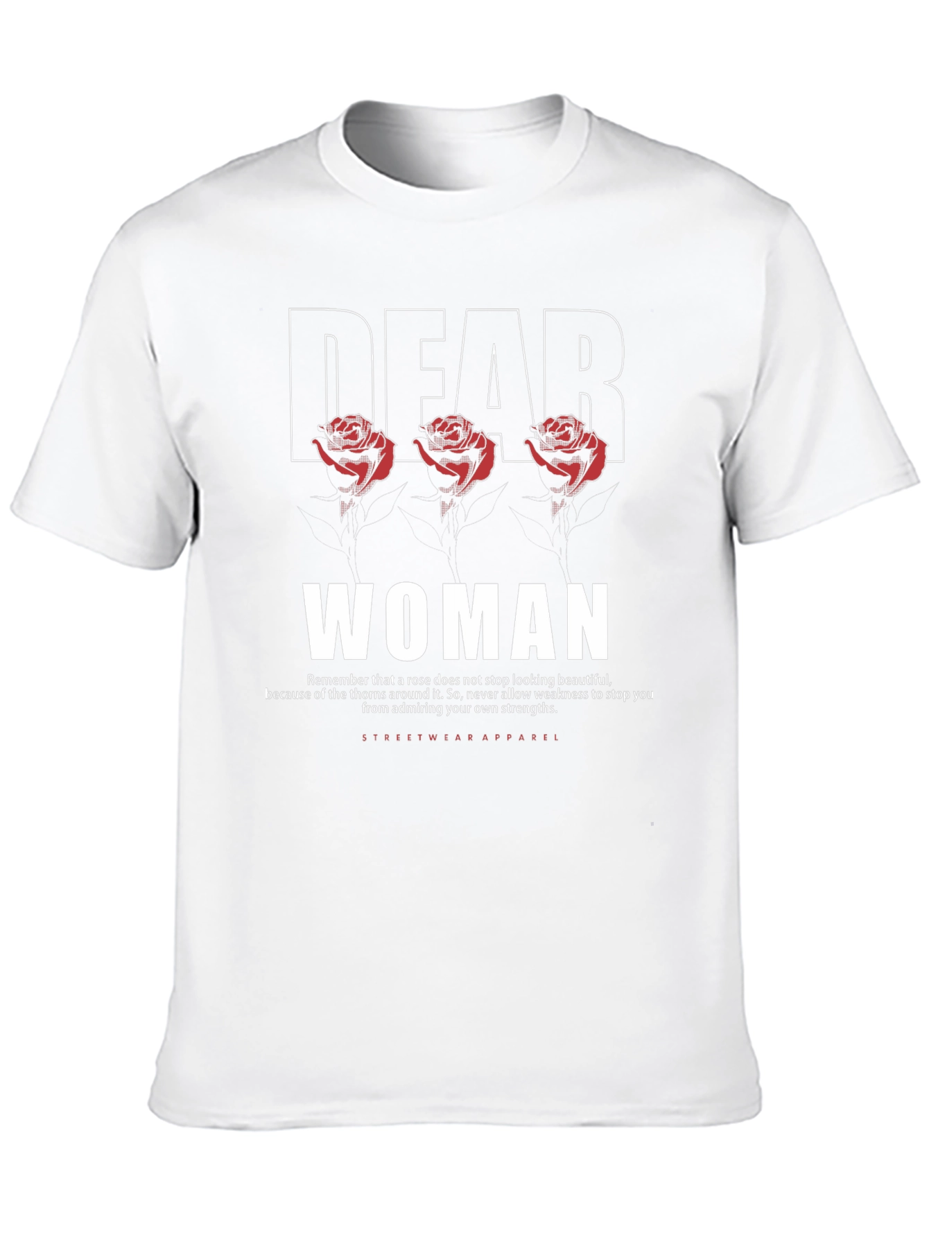 Dear Woman Rose Graphic T-Shirt