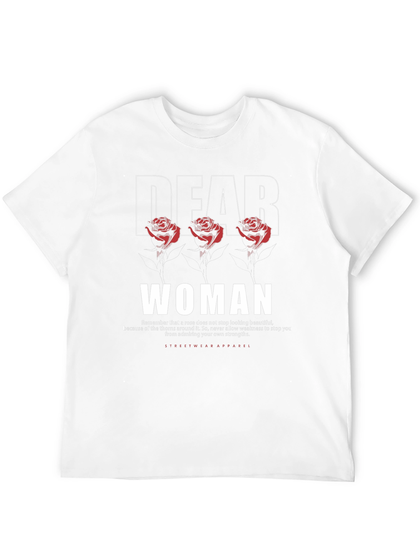 Dear Woman Rose Graphic T-Shirt