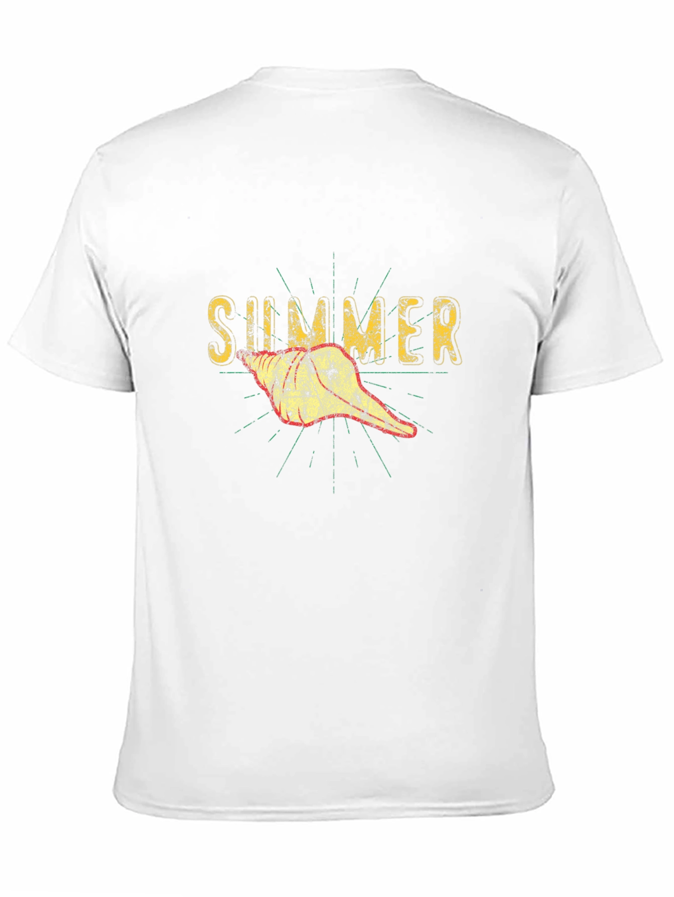 Summer Seashell Graphic Tee - Black
