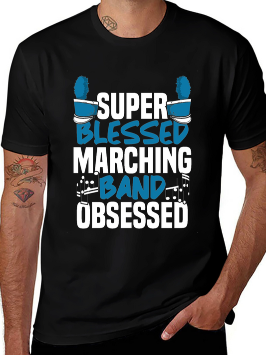 Super Blessed Marching Band Obsessed T-Shirt