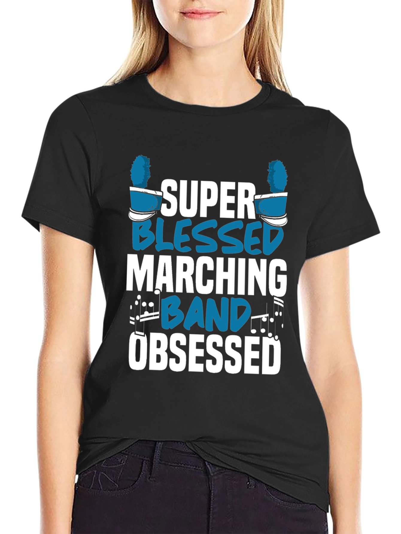 Super Blessed Marching Band Obsessed T-Shirt