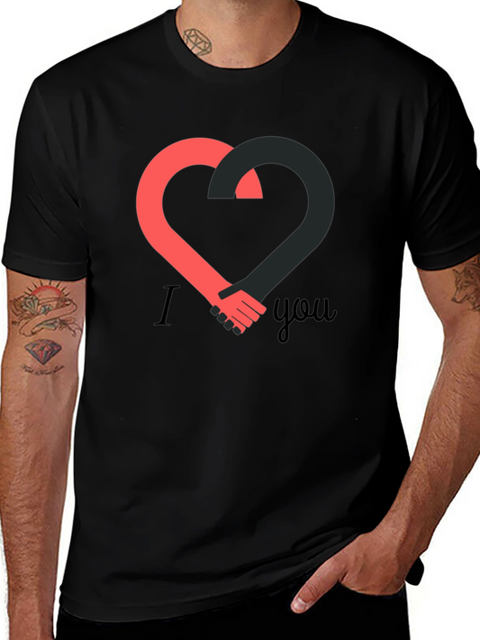 I Heart You Handshake Graphic Tee