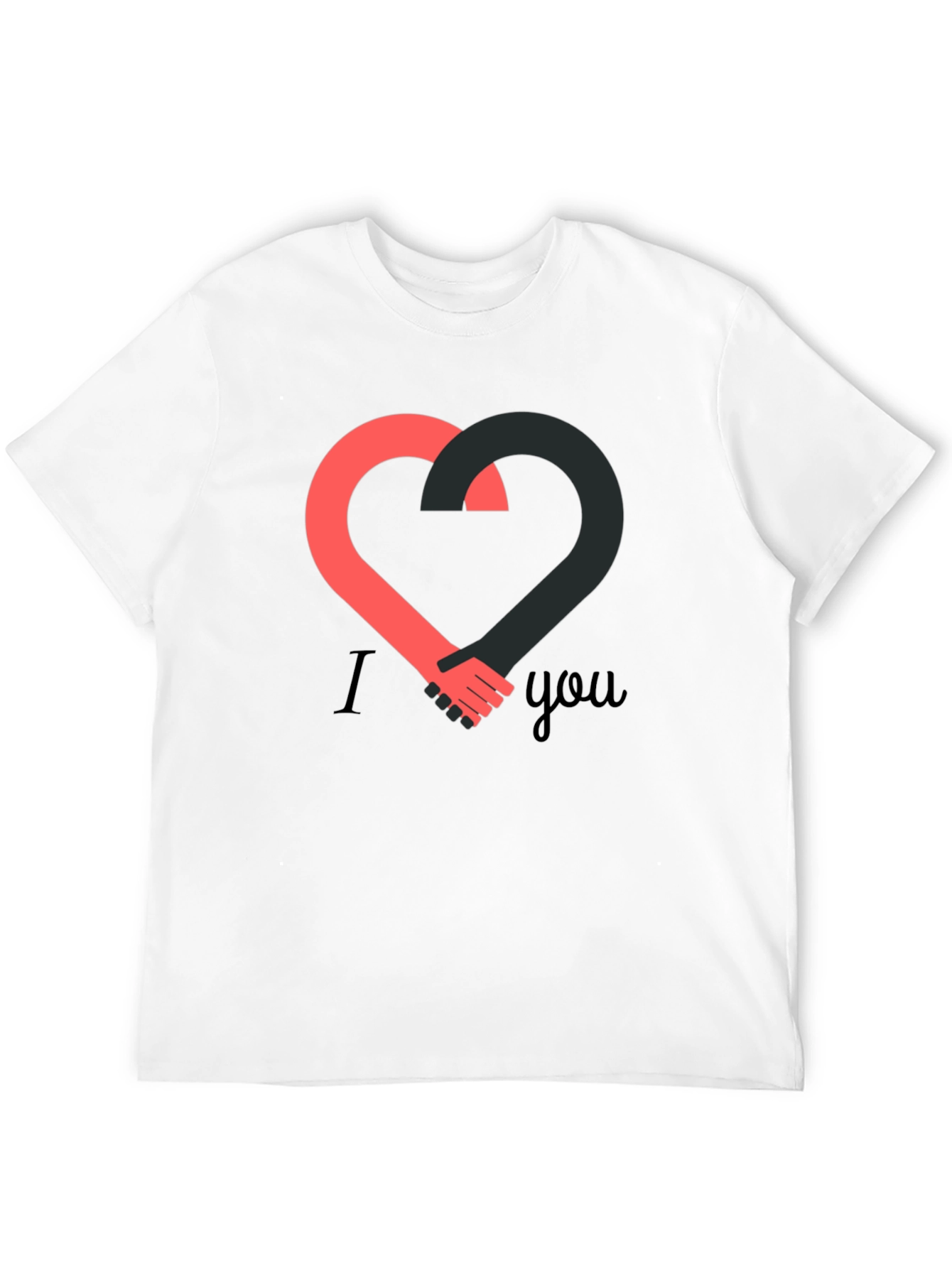I Heart You Handshake Graphic Tee