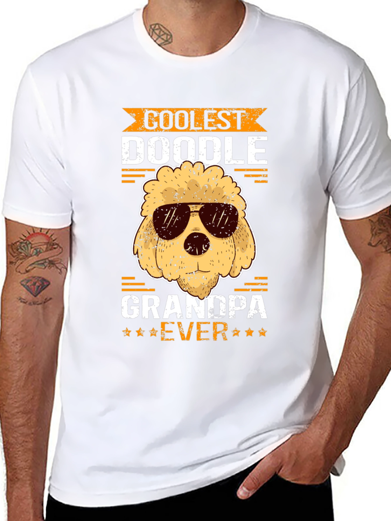 Coolest Doodle Grandpa Ever T-Shirt