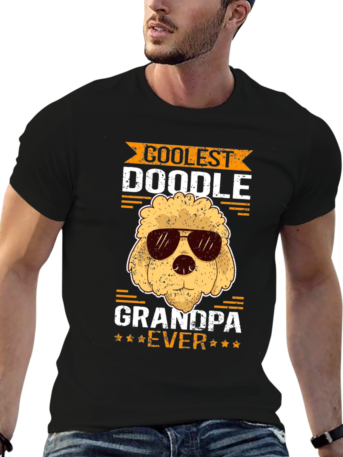Coolest Doodle Grandpa Ever T-Shirt