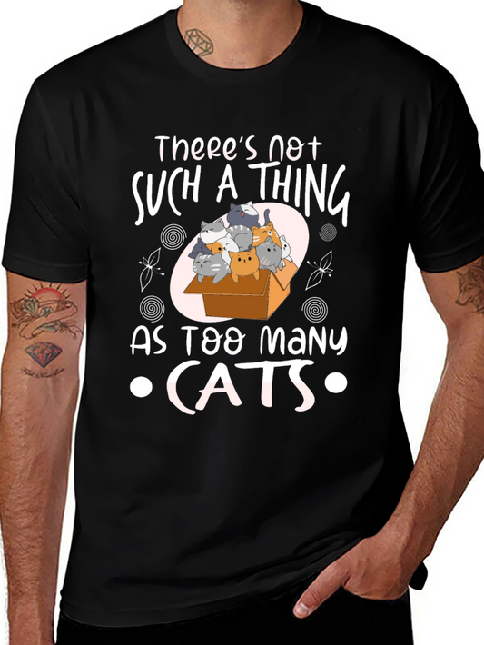 Cat Lover Tee - Too Many Cats Graphic T-Shirt