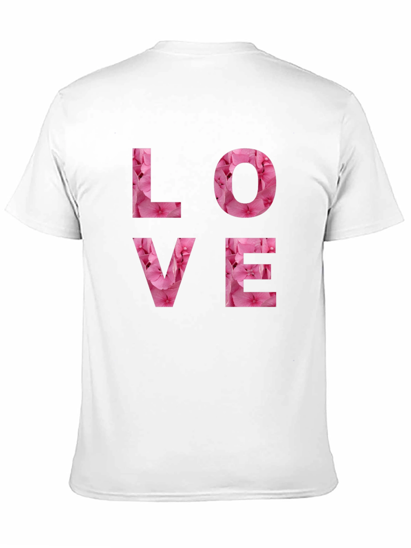 Floral LOVE Graphic Tee - Black