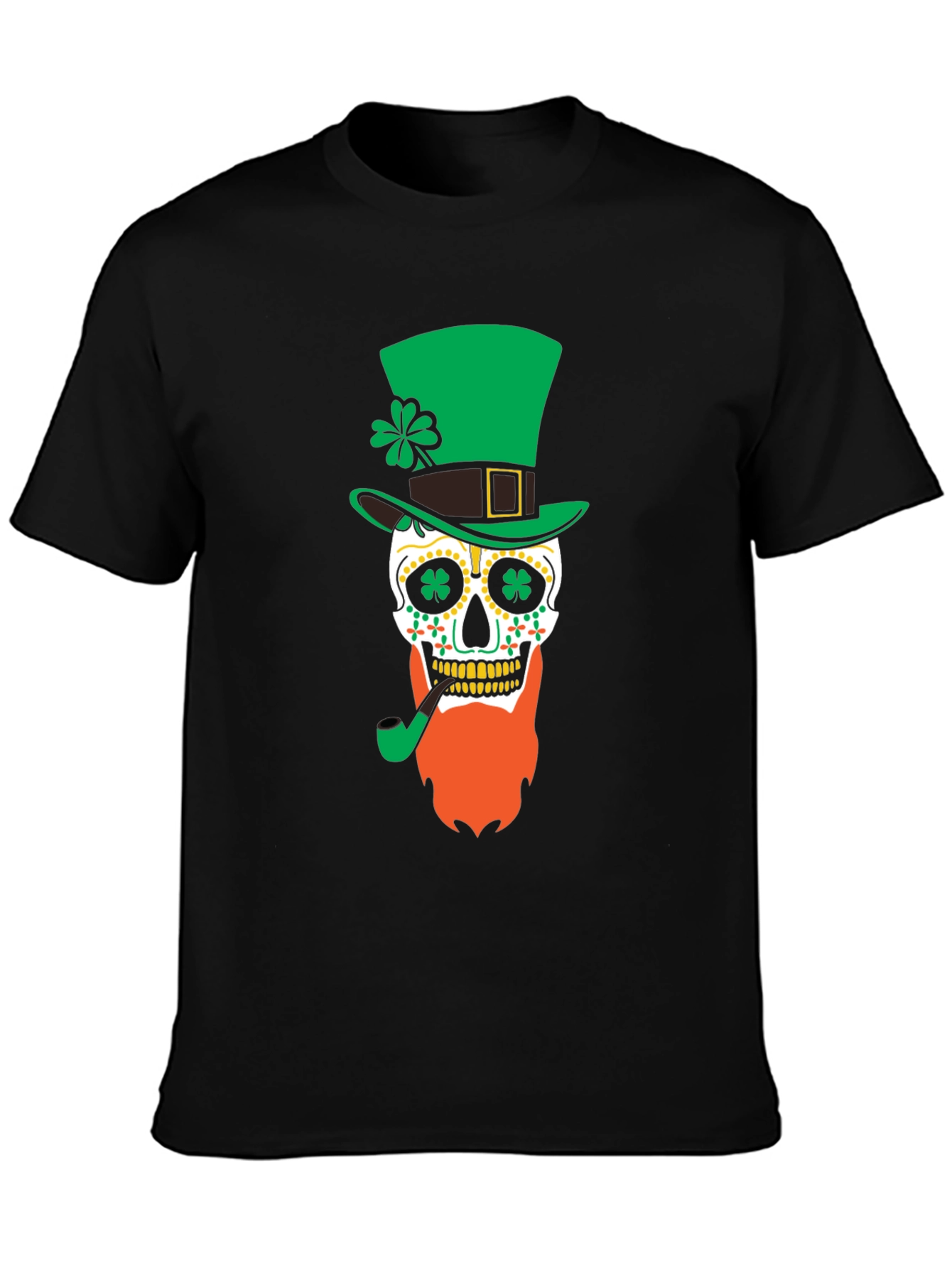 St. Patricks Day Skull T-Shirt