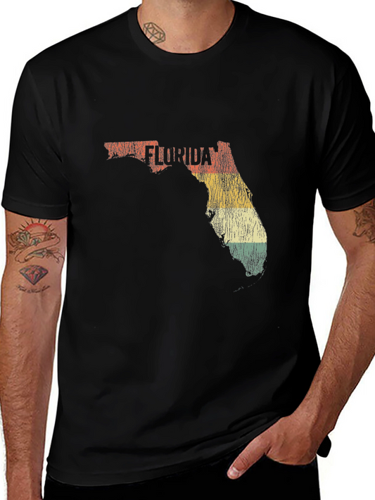 Vintage Florida State Map T-Shirt