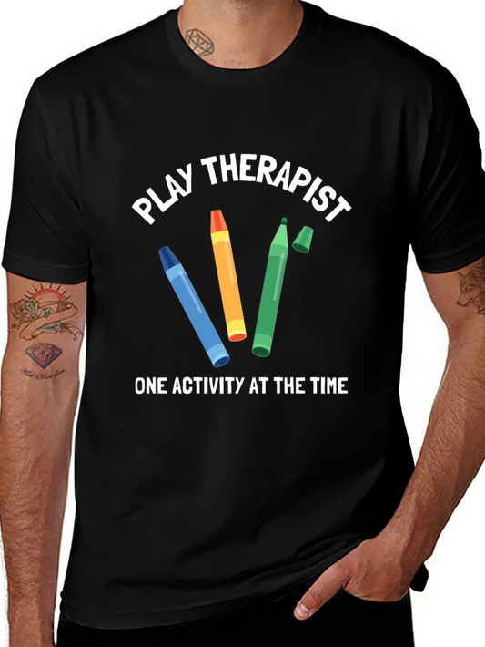 Play Therapist Crayon Tee