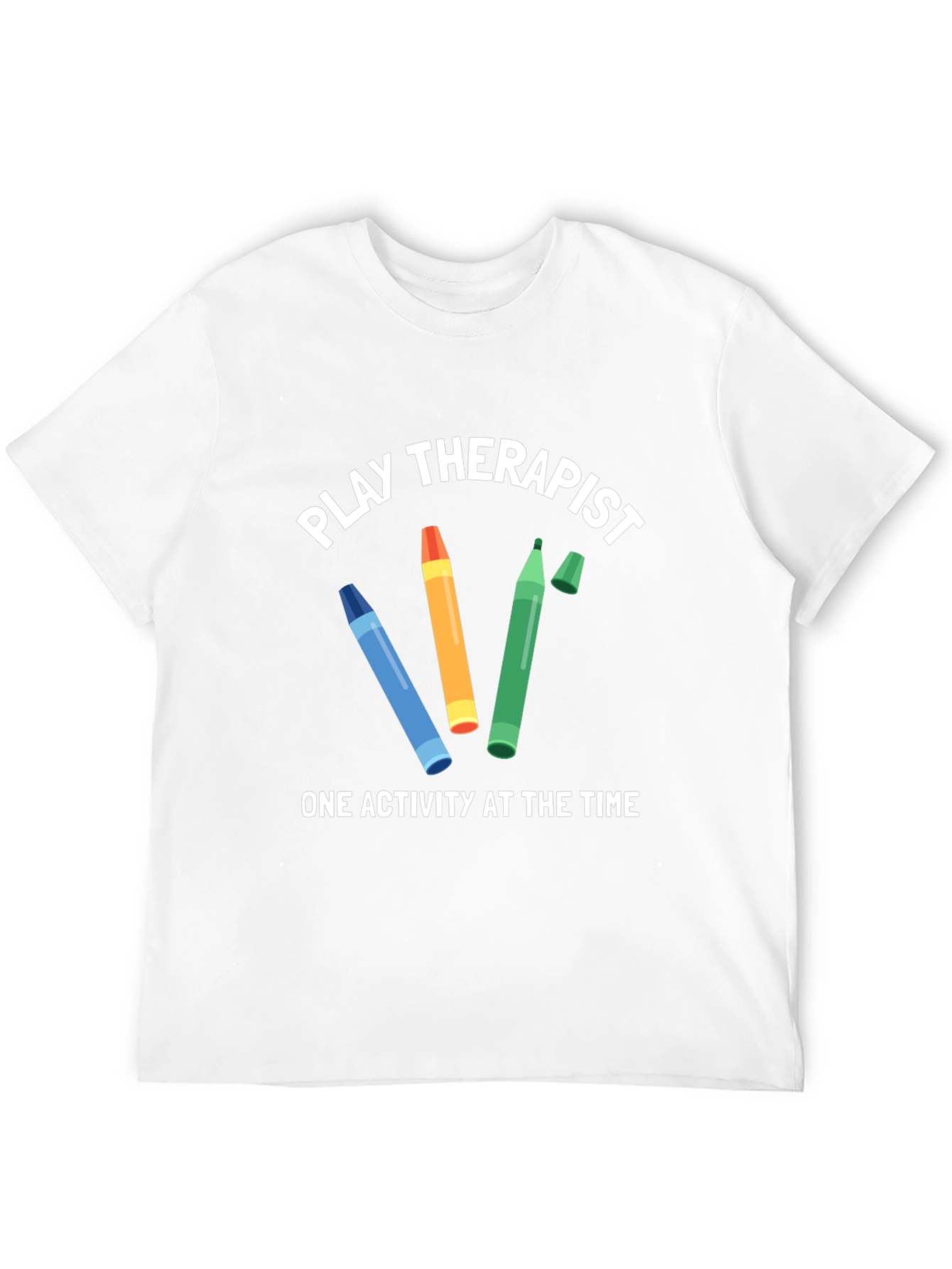 Play Therapist Crayon Tee