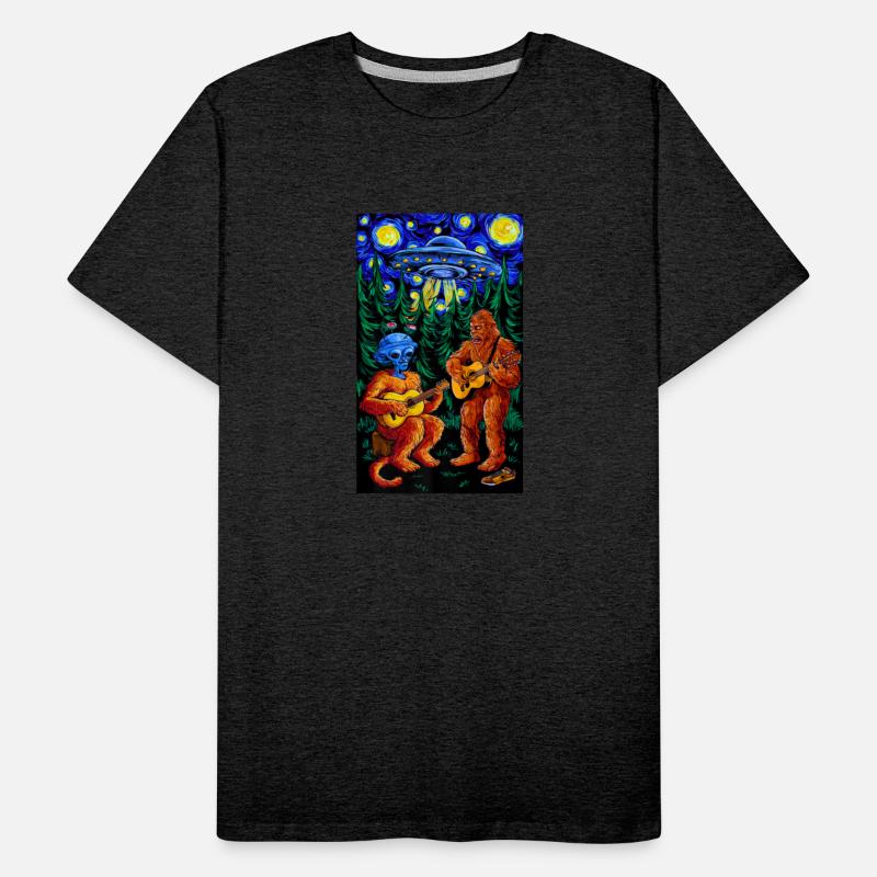 UFO Bigfoot Sasquatch Camping Playing