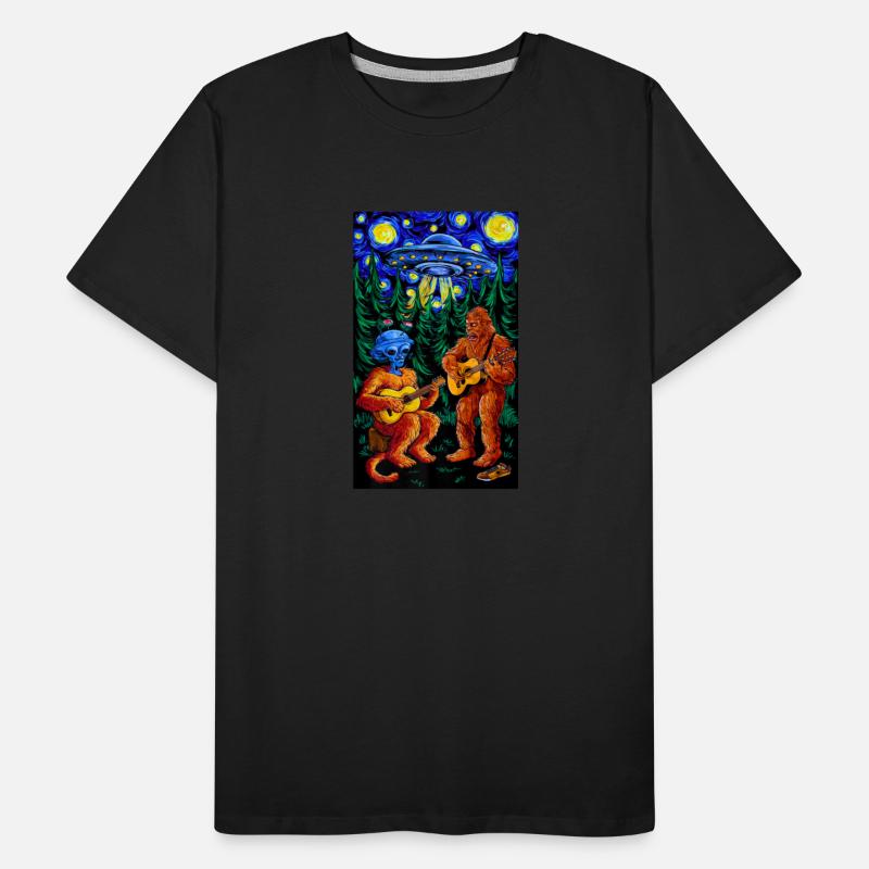UFO Bigfoot Sasquatch Camping Playing
