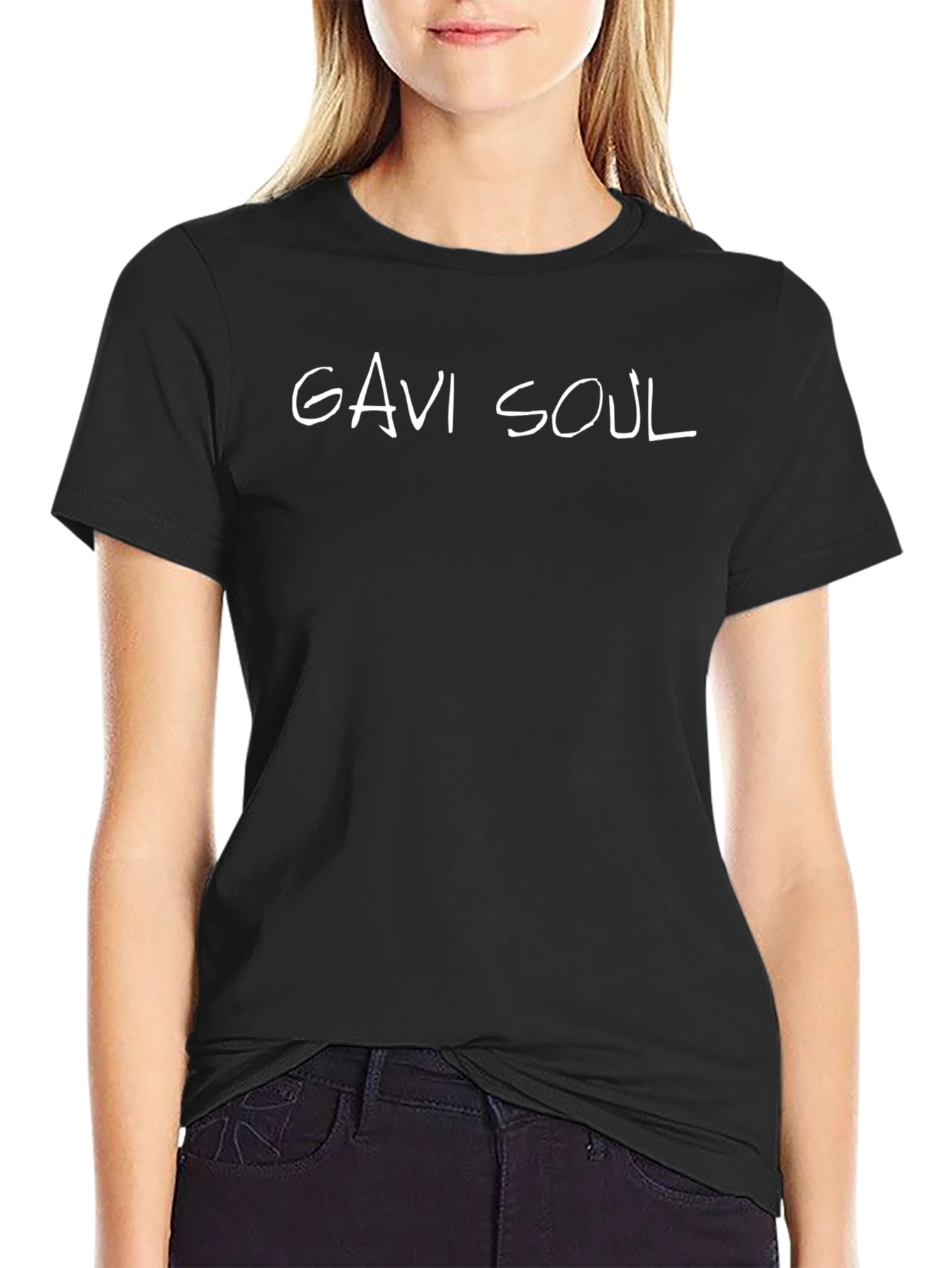 Gavi Soul Graphic Black T-Shirt