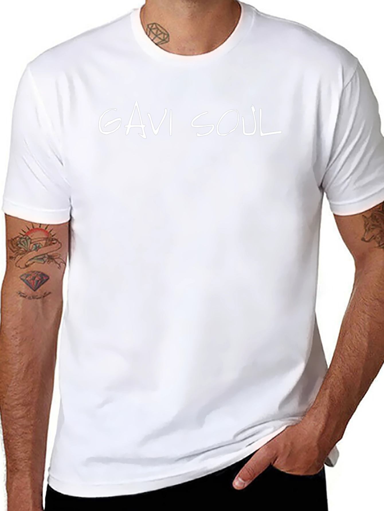 Gavi Soul Graphic Black T-Shirt