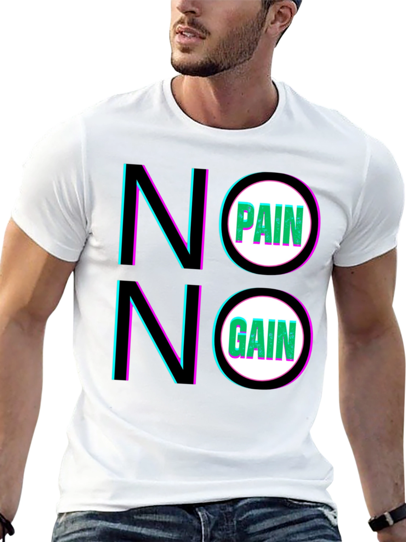 No Pain No Gain Graphic T-Shirt
