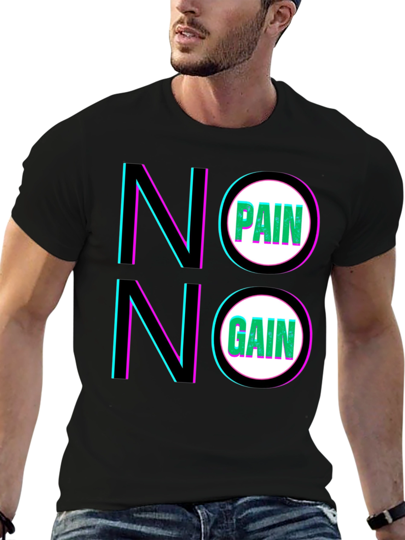 No Pain No Gain Graphic T-Shirt