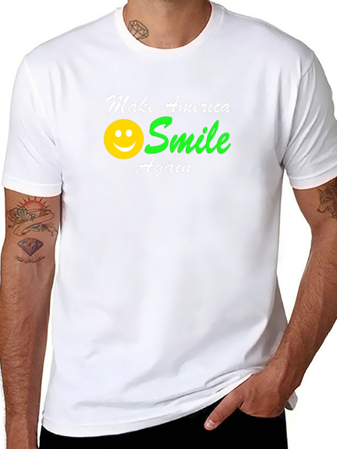 Make America Smile Again T-Shirt - Black