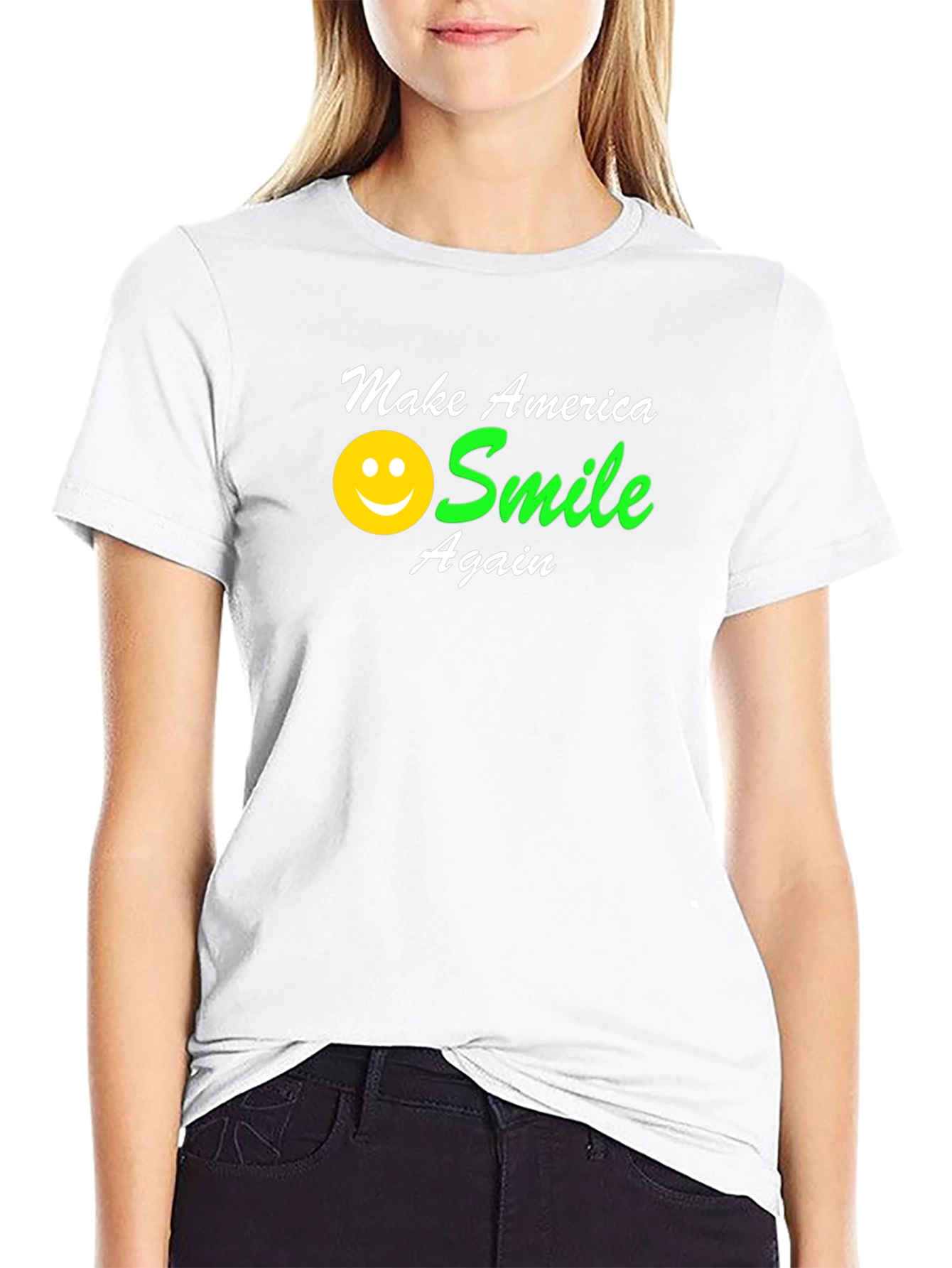 Make America Smile Again T-Shirt - Black