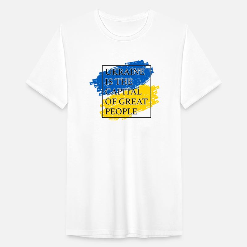 Ukraine is the capital of great people Flag Box