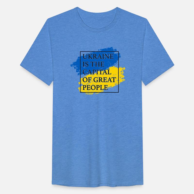 Ukraine is the capital of great people Flag Box