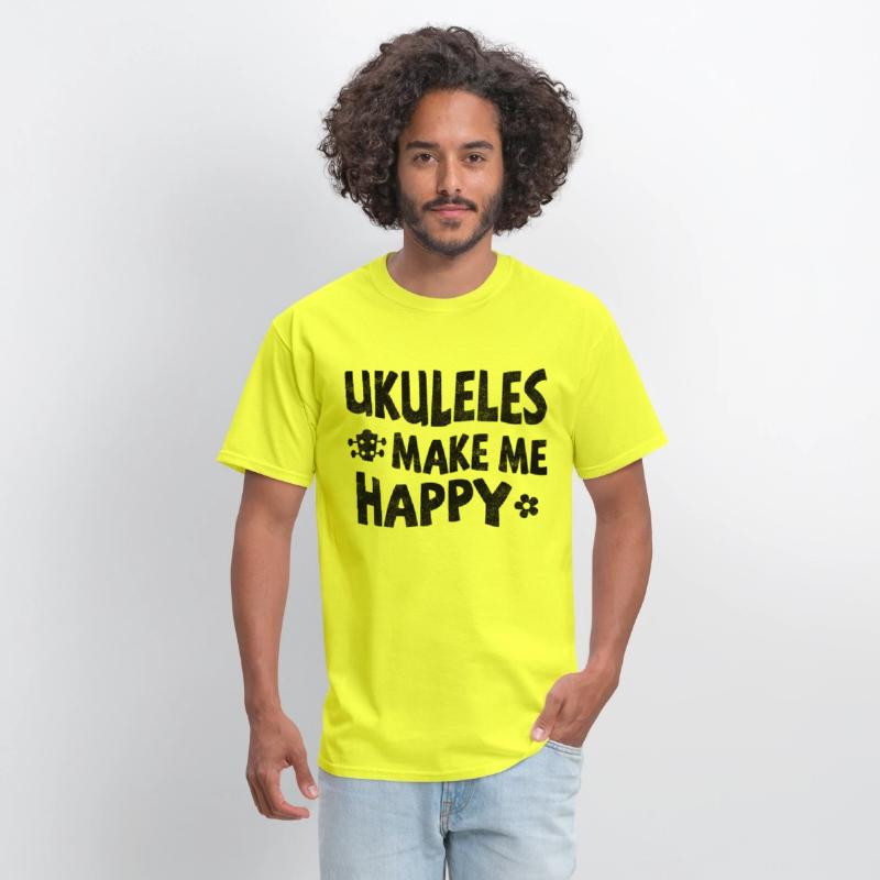 Ukuleles make me happy
