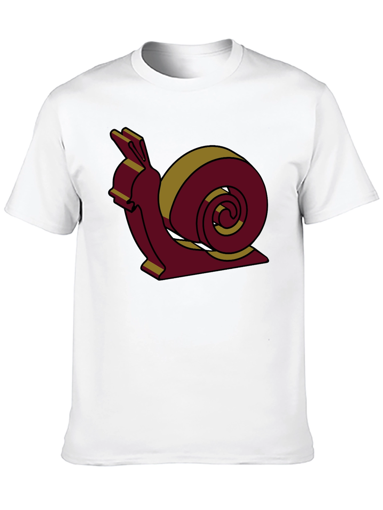 Snail Graphic Tee - Unique Design Comfortable Fit