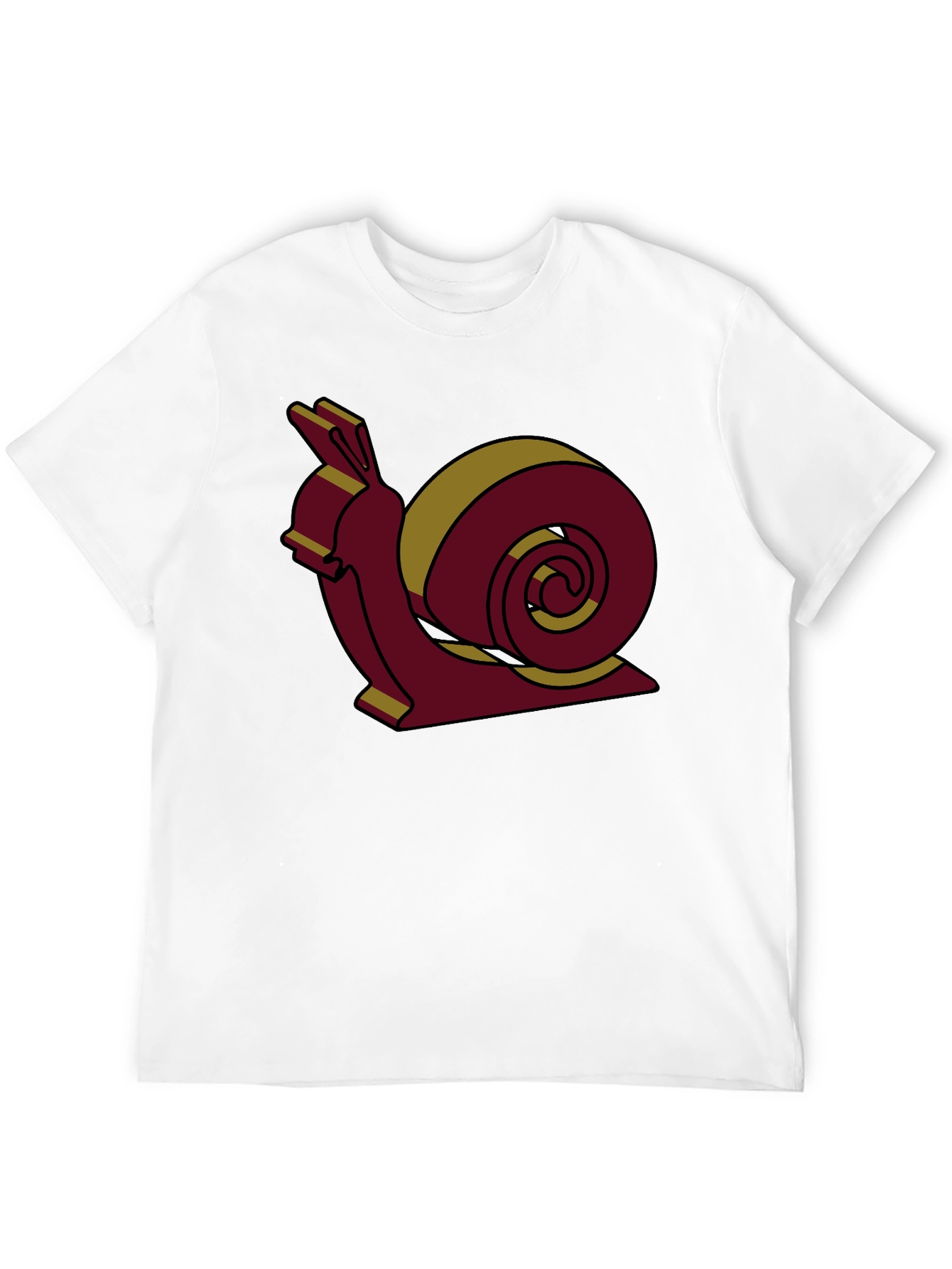 Snail Graphic Tee - Unique Design Comfortable Fit