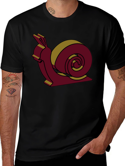 Snail Graphic Tee - Unique Design Comfortable Fit