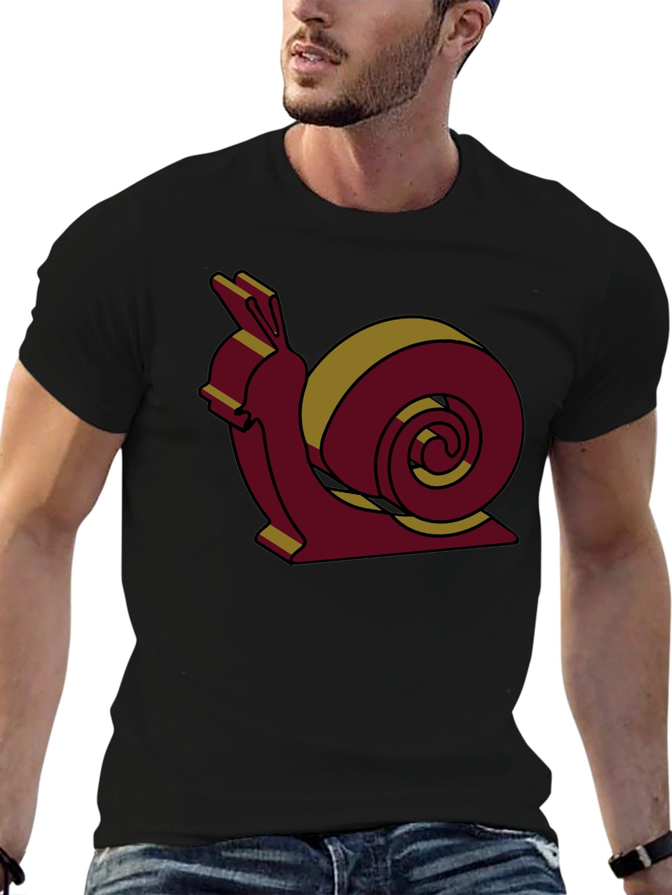 Snail Graphic Tee - Unique Design Comfortable Fit