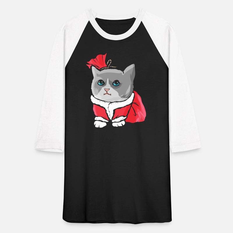 Unhappy Cat Wearing Santas Dress On Christmas