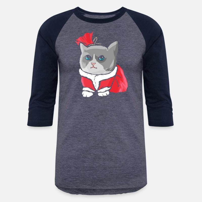 Unhappy Cat Wearing Santas Dress On Christmas