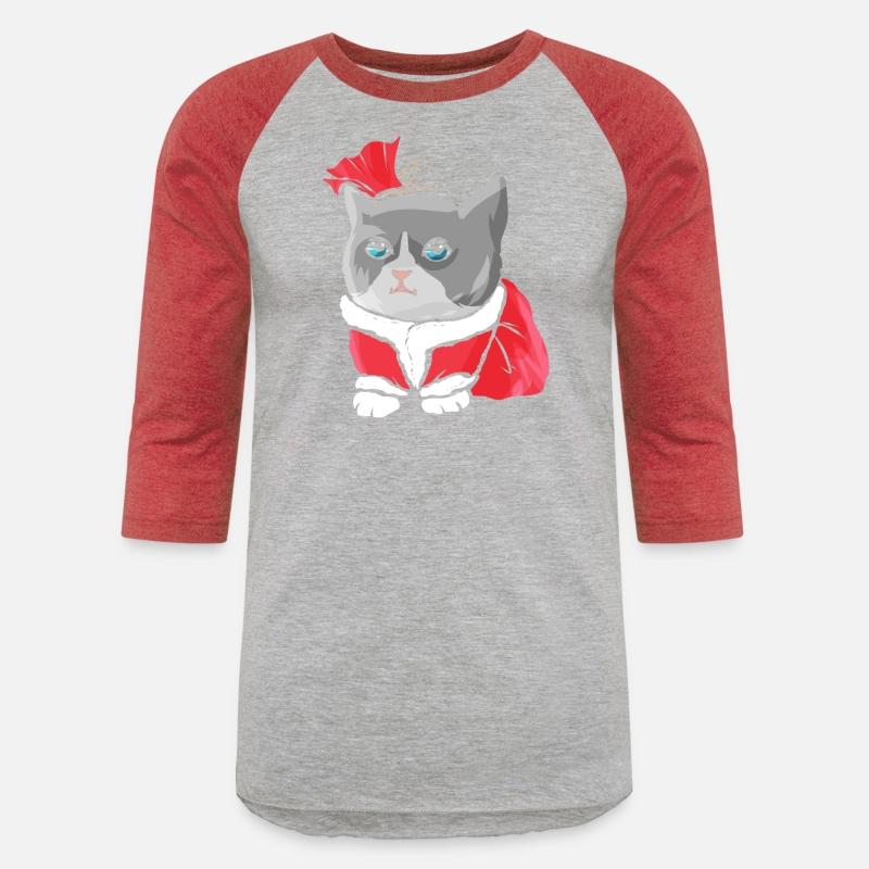 Unhappy Cat Wearing Santas Dress On Christmas