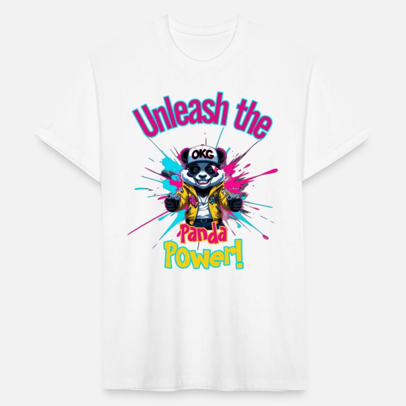 Unleash the Panda Power – Gamer Streetwear Graphic