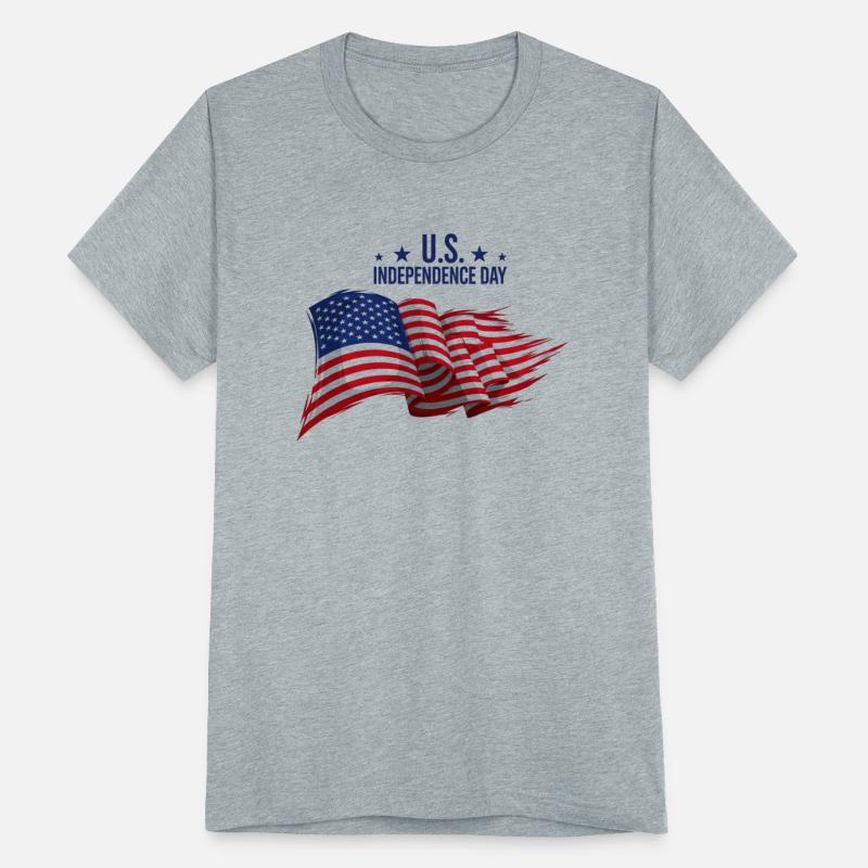 US flag in the wind