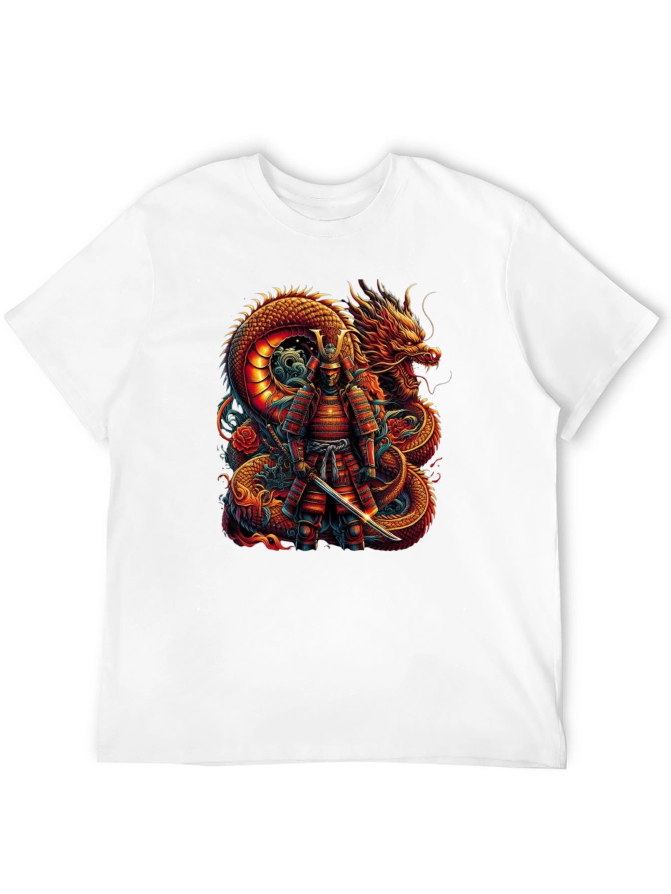 Dragon Samurai Graphic Tee