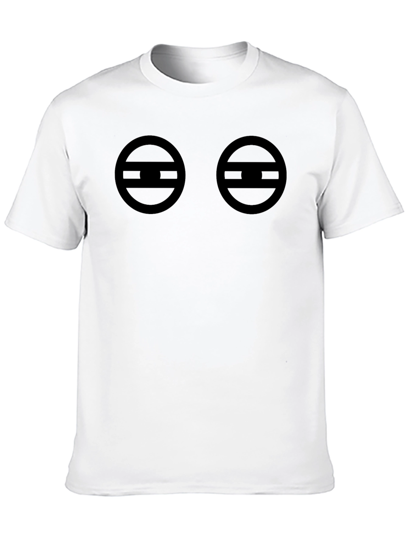 Graphic Print T-Shirt - Two Circles