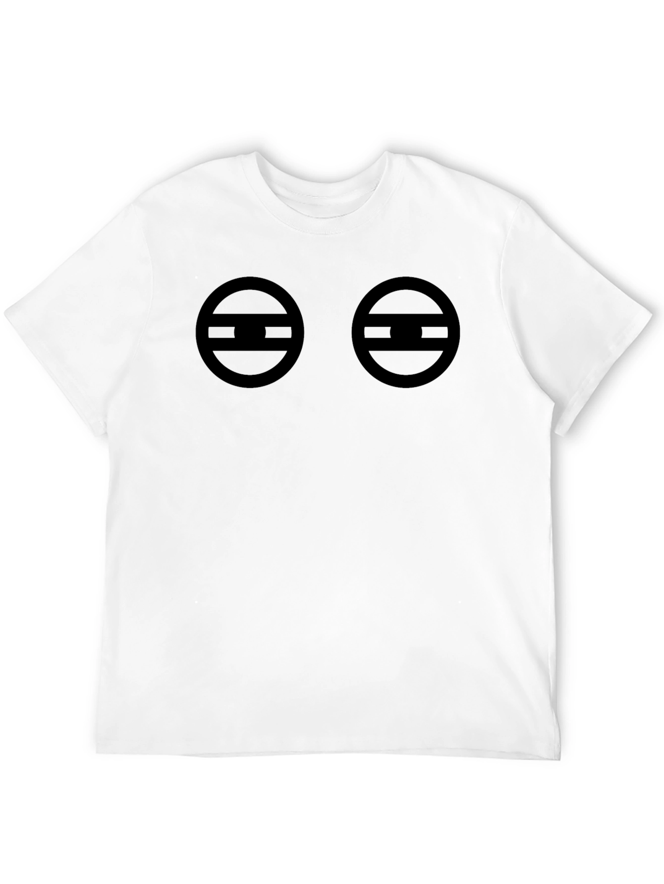 Graphic Print T-Shirt - Two Circles