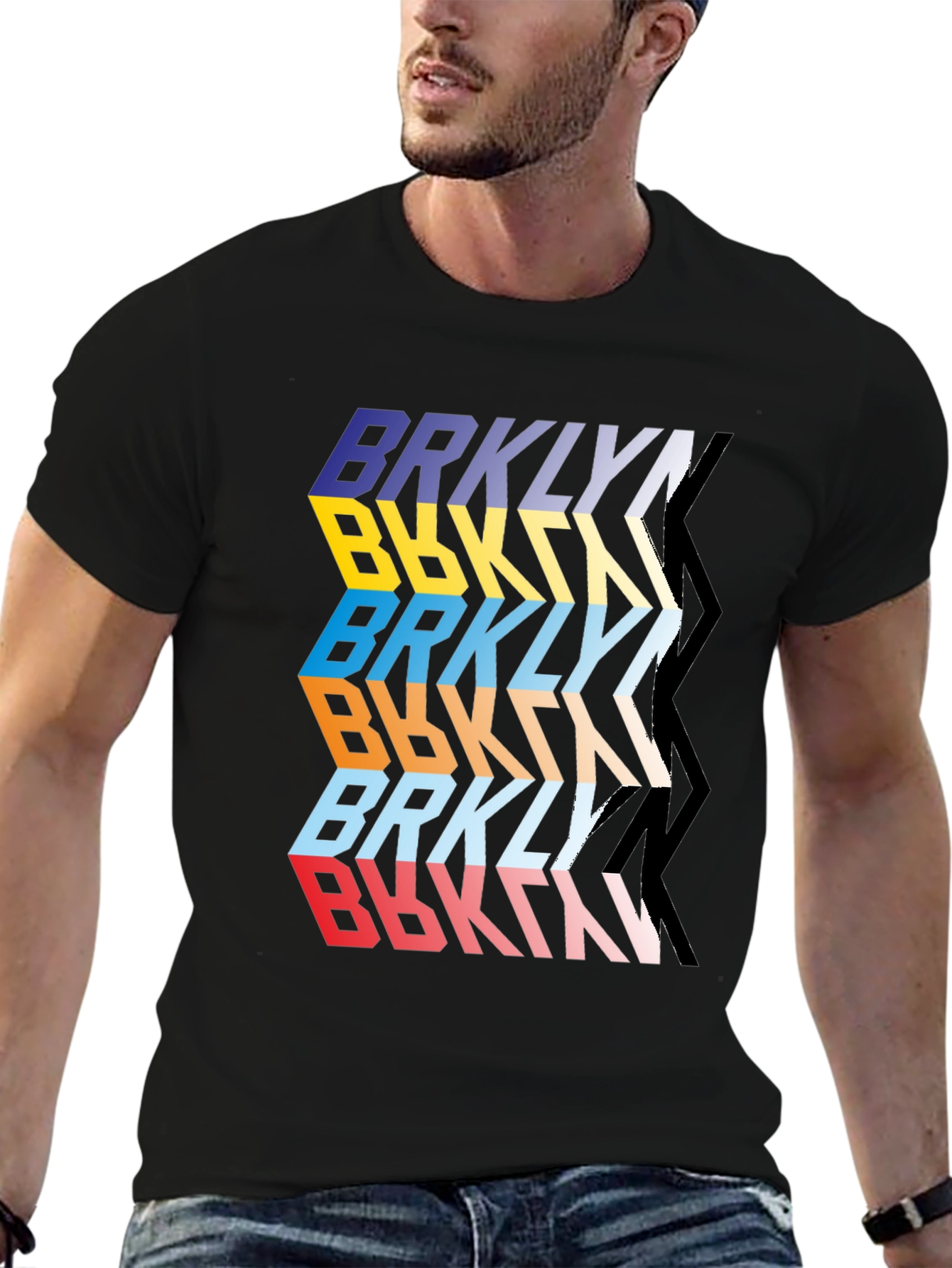 Retro BRKLYN Graphic T-Shirt - Stylish and Unique