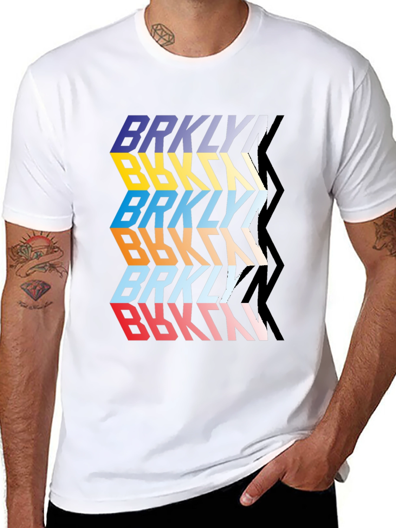 Retro BRKLYN Graphic T-Shirt - Stylish and Unique