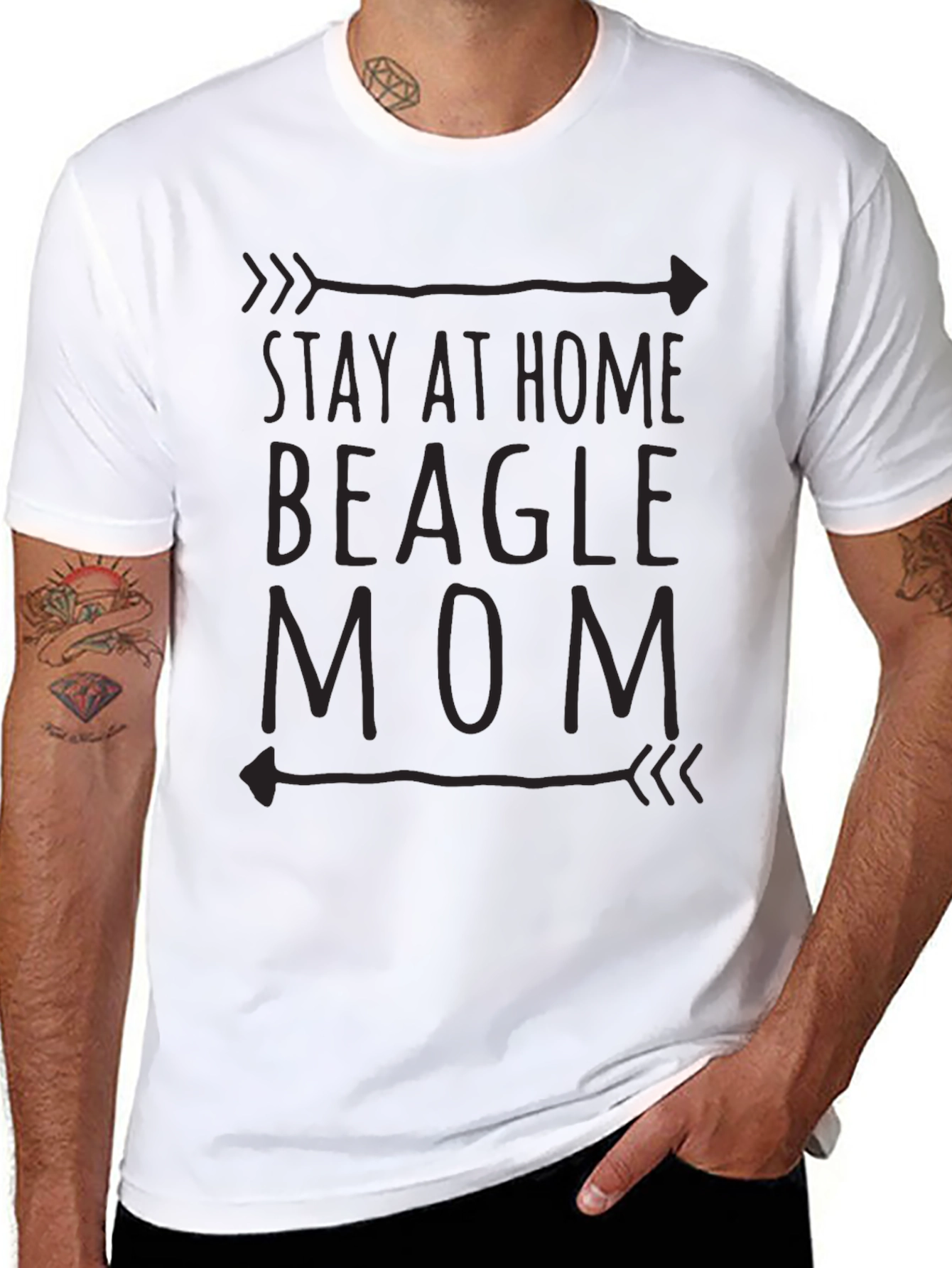 Stay at Home Beagle Mom T-Shirt