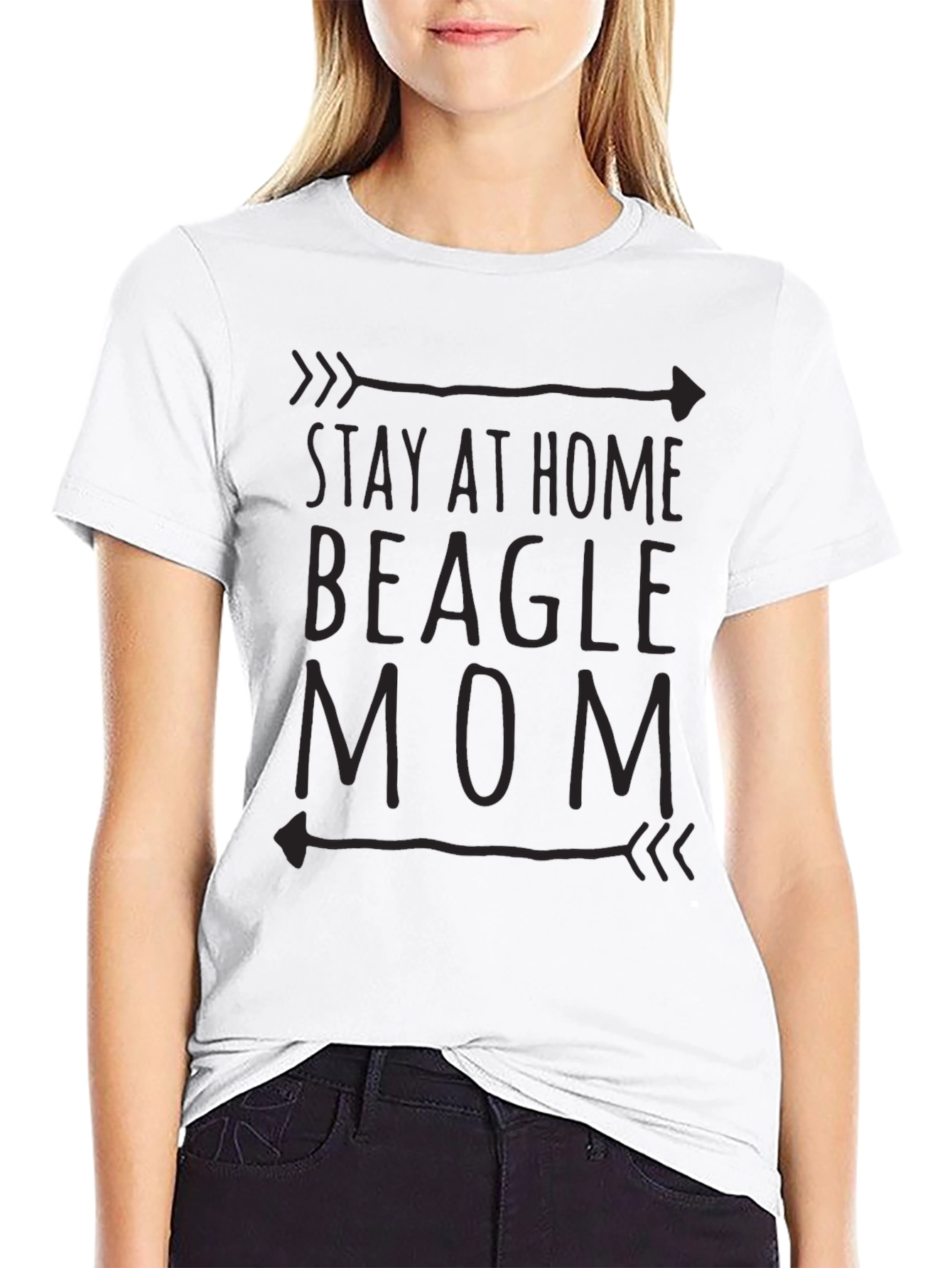 Stay at Home Beagle Mom T-Shirt