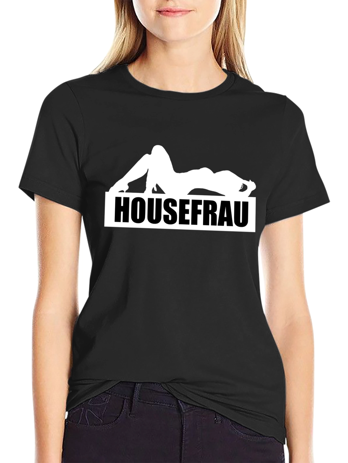 Housefrau Graphic Tee - Bold Statement Shirt